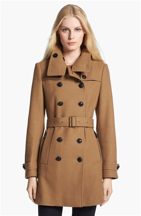 burberry london women wool beige coat|burberry trench coat women long.